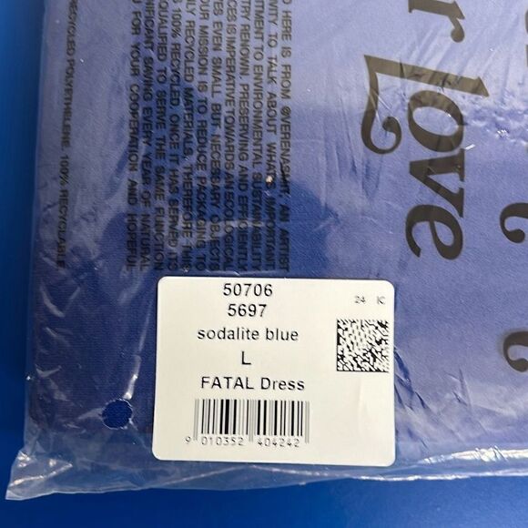 NWT Wolford Fatal Dress L Blue - Picture 13 of 13